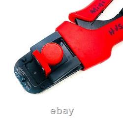Molex 2002180200A / 2002180275 Hand Crimper Tool 22 AWG, Made in Sweden, Red