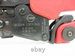Molex 63811-0400 Hand Crimp Tool With Locator 18 14 Awg 638110400