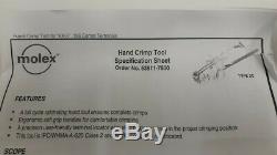 Molex 63811-7500 Hand Crimper Terminal Crimping Tool