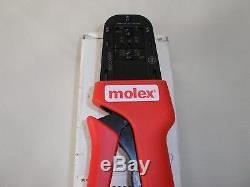 Molex 63819-0100 Hand Crimp Tool 24-30 Awg Crimper 638190100b Nib