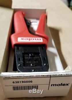 Molex 63819-0500 Hand Crimp Tool 24-30 Awg Crimper