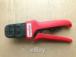 Molex 63819-0800 Ratchet Hand Crimp Tool, 207129 Series 638190800D, 638190800