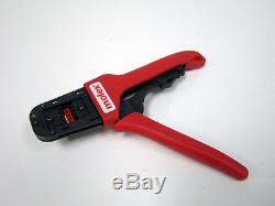 Molex 63819-0800-b Ratchet Crimper Hand Crimp Tool With 63819-0875 Locator