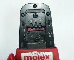 Molex 63819-0900 Mini-Fit Jr. Hand Crimping Tool Great Condition 16-24 AWG