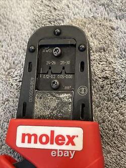 Molex 638190500 D Hand Crimp Tool Terminal 24-30 Awg 638190575