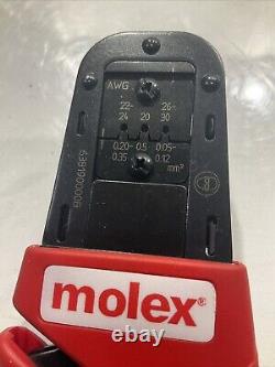 Molex 638190500 Hand Crimp Tool Red U3s