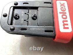 Molex 638190500 Hand Crimp Tool Red U3s