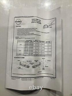 Molex 638190500 Hand Crimp Tool Red U3s