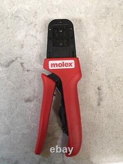 Molex 638190900B Crimping Hand Tool Crimper 18/16/20-24 AWG Wire Used Look