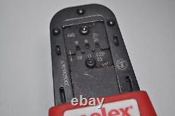 Molex 638190900C Crimping Hand Tool Crimper 18/16/20-24 AWG Wire Excellent
