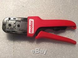 Molex 638191300 Hand Crimp Tool for Standard. 062 Pin & Socket Crimp Terminals