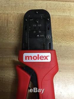 Molex 638230300A Hand Crimpers Crimping Tool Receptacle terminal 22-24AWG MX50