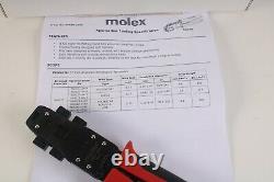 Molex 63828-2000 Rev. A Hand Crimp Tool for CTX50 Receptacle Terminals
