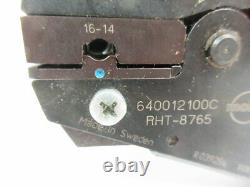 Molex 640012100c Rht-8765 Hand Crimp Tool 16 14 Awg With Locator 64001-2100