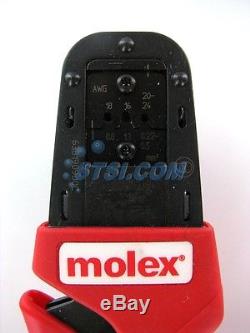 Molex Crimpers / Hand Crimp Tool, 24-16 awg 63819-0900 638190900 STSI
