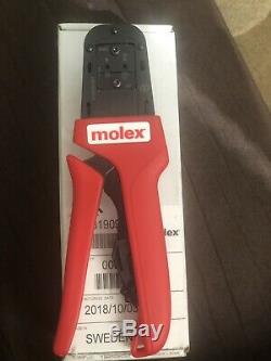 Molex Hand Crimp Tool Electricians Use 6381909 16-18 20-24 Awg