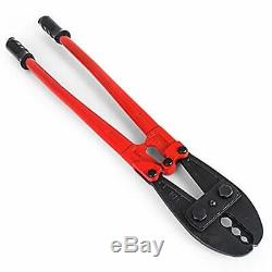 Mophorn 30 Inch Hand Swager Crimper 3 Cavity 5/32 1/4 5/16inch Swaging Tool for