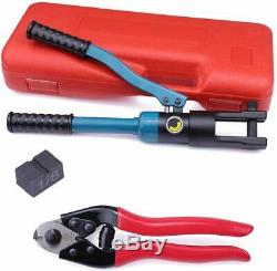 Muzata Custom Hydraulic Hand Crimper Tool For 1/8 Stainless Steel Cable Railing