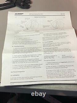 NASA AMP 47417 Hand Crimping Tool Type-F 20-14 AWG