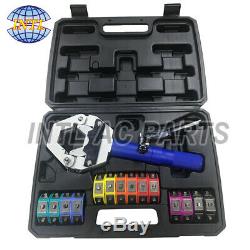 NEW A/C Hydraulic Hose Crimper Tool Kit Hand Tool Crimping Set Hose Fittings