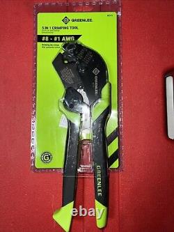 NEW Greenlee 5 In 1 Crimping Tool #8 #1 AWG K111