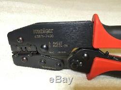 NEW Molex Hand Crimp Tool 63811-7400 for 22-26 AWG (Hand Crimper 0638117400)