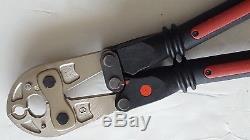 New Burndy Md7 Posi-press Hytool 9000 Lbs. Hand Operated Crimping Tool