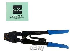 New Heavy Duty Ratcheting Crimper Tool Electrical Wire Terminals Crimping Pliers
