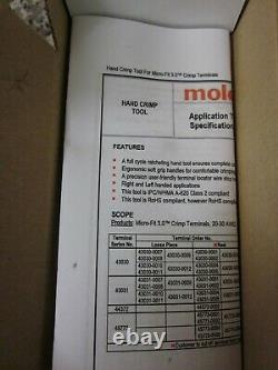 New Molex 638190000 63819-0000 Micro-Fit 3.0 Crimp Terminal Hand Crimper Tool