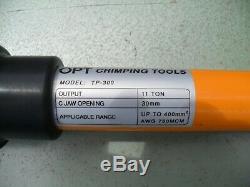 OPT TP-300 hand hydraulic crimper crimping tool & metal case