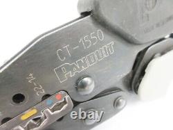 Panduit Ct-1550 Contour Crimp Terminal Hand Tool 10 22 Awg For Pan-term