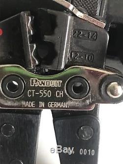 Panduit Hand Crimper, Pneumatic with Crimp Head Tool CT-550 CH