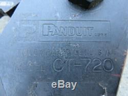 Panduit ct720 ct-720 manual hand crimping compression tool with die