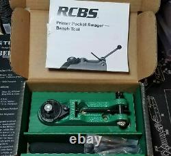RCBS Primer Pocket Swager Bench Tool NEW Military Pockets De-Crimped 09474 9474