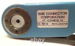 SINE / AMPHENOL CA-5D12 HAND CRIMP TOOL With CA-5M12 12/16/20 SOLID CONTACT ONLY
