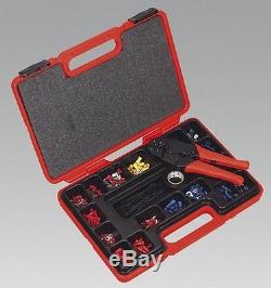 Sealey AK386 Ratchet Crimping Tool Kit 552 Piece Hand Garage Equipment