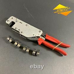 Siemens Near New Boxed Hex Cable Line Crimping Pliers + Dies B1-b4 Hand Tool