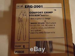 Sta-Kon ERG-2001 Ergonomic Hand Crimping Tool, Crimper, Thomas & Betts 3position