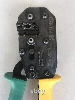 TE Connectivity CERTI-LOK Hand Crimp Tool 169400 With Crimping Dies 169404 Germany
