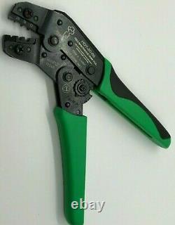 TE Deutsch HDT-50-00 Crimp Tool Crimper Wire Contact Hand Ratcheting 20-12 AMP