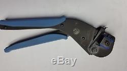 TE Hand Crimping Tool with Die Assembly for. 187 &. 250 Spade Terminals, 58078-3