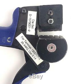 TE Tyco Electronics 539635-1 Hand Crimping Tool with 5-1579001-2 #41095