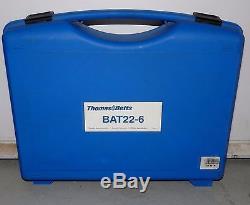 Thomas & Betts Bat22-6 Hand Crimp Crimping Crimper Tool With Battery And Case