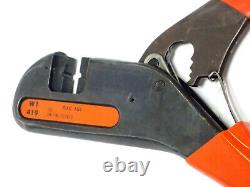 THOMAS & BETTS WT419 / WT 419 HAND CRIMP TOOL with HEX SHAPED DIE GSC-101, TESTED