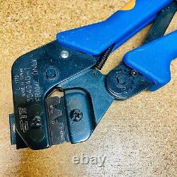 Te L 1723 354940-1 Manual Crimper, Hand Tool, Durable High Carbon Steel, Blue