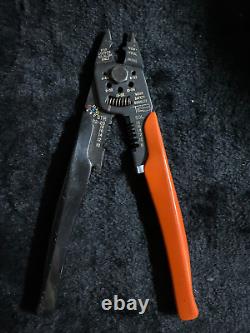 Thomas & Betts (T&B) WT-2000 Cable Crimper Wire Stripper Cut Hand Tool Vintage