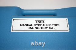 Thomas & Betts TBM14M 14 Ton Manual Hydraulic Hand Operated Crimp Crimping Tool