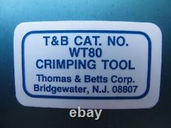 Thomas & Betts WT80 Crimping Hand Tool DMC Crimper