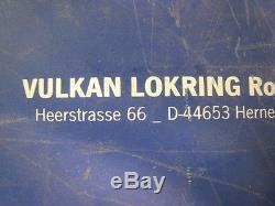 USED VULKAN LOKRING HAND ASSEMBLY CRIMPER TOOL With DIES AND CASE FREE SHIPPING