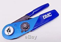 Unused DMC AFM8 Small Blue Hand Crimping Tool Daniels